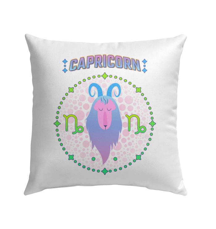 Capricorn Outdoor Pillow | Zodiac Series 1 - Beyond T-shirts