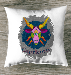 Capricorn Outdoor Pillow | Zodiac Series 11 - Beyond T-shirts