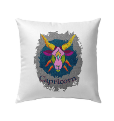 Capricorn Outdoor Pillow | Zodiac Series 11 - Beyond T-shirts