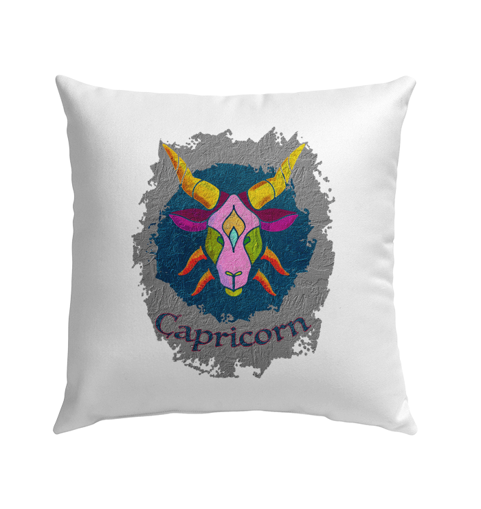 Capricorn Outdoor Pillow | Zodiac Series 11 - Beyond T-shirts