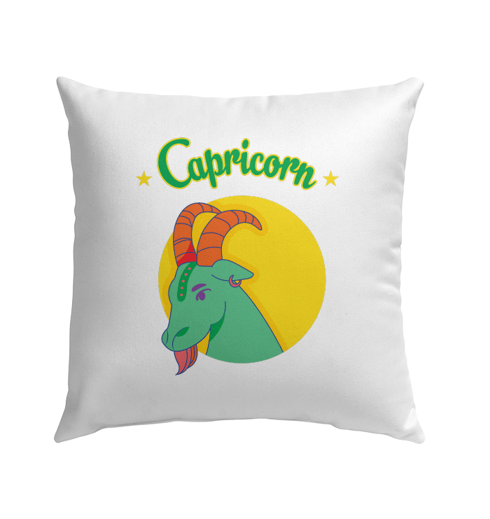 Capricorn Outdoor Pillow | Zodiac Series 5 - Beyond T-shirts