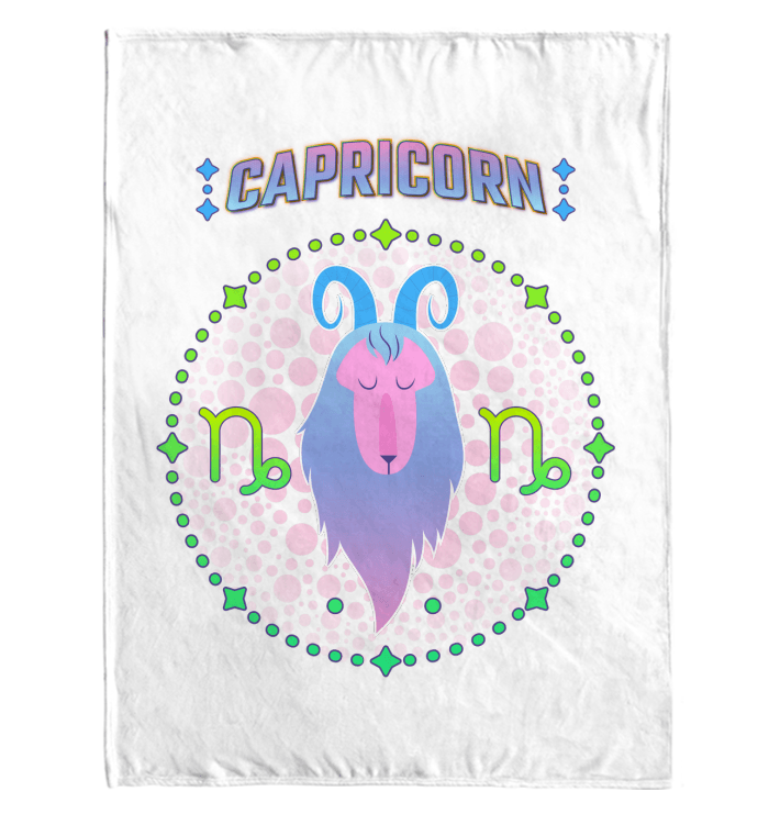 Capricorn Sherpa Blanket | Zodiac Series 1 - Beyond T-shirts