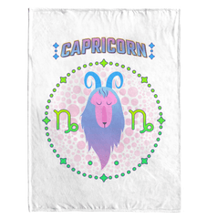 Capricorn Sherpa Blanket | Zodiac Series 1 - Beyond T-shirts