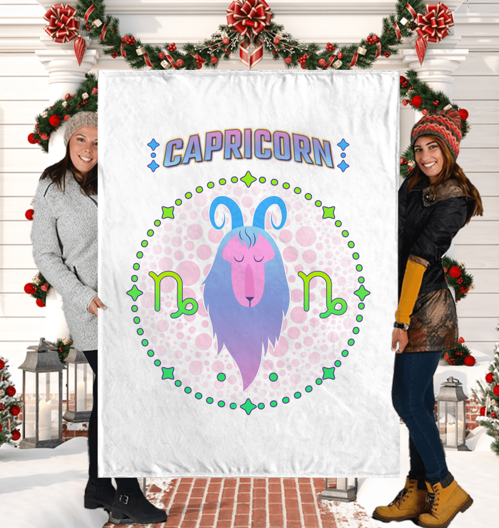 Capricorn Sherpa Blanket | Zodiac Series 1 - Beyond T-shirts