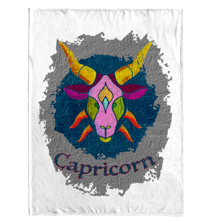 Capricorn Sherpa Blanket | Zodiac Series 11 - Beyond T-shirts