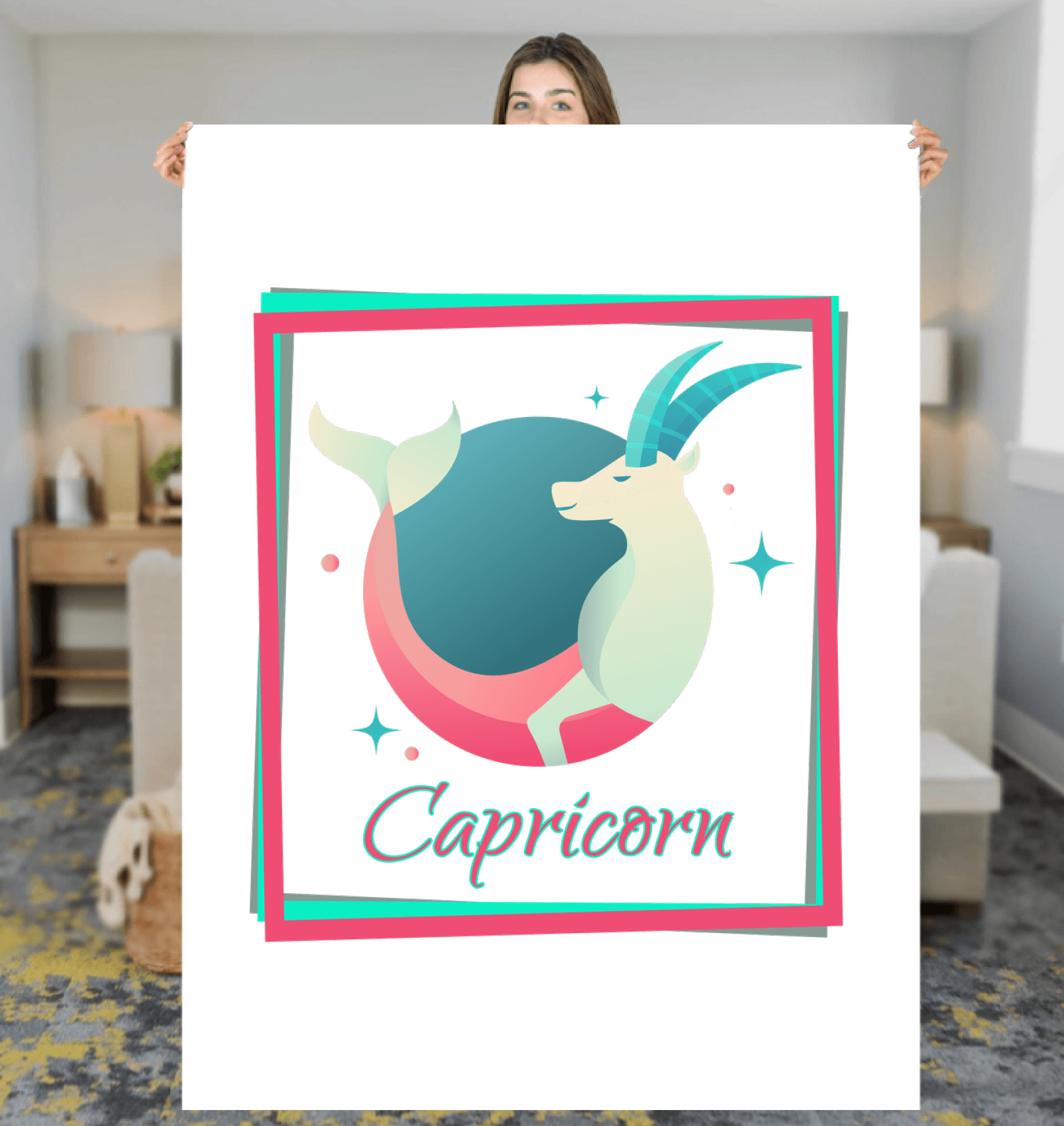 Capricorn Sherpa Blanket | Zodiac Series 3 - Beyond T-shirts