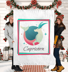 Capricorn Sherpa Blanket | Zodiac Series 3 - Beyond T-shirts