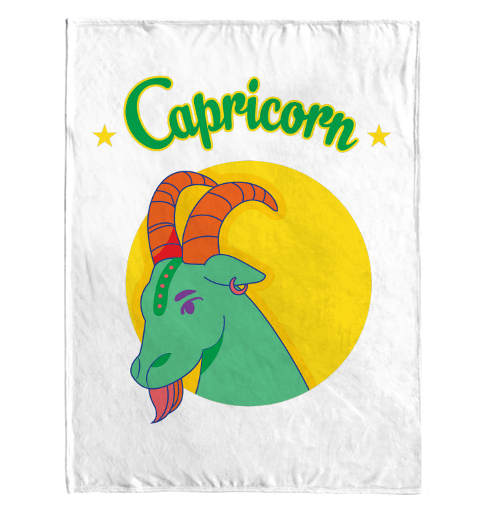 Capricorn Sherpa Blanket | Zodiac Series 5 - Beyond T-shirts