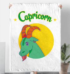 Capricorn Sherpa Blanket | Zodiac Series 5 - Beyond T-shirts