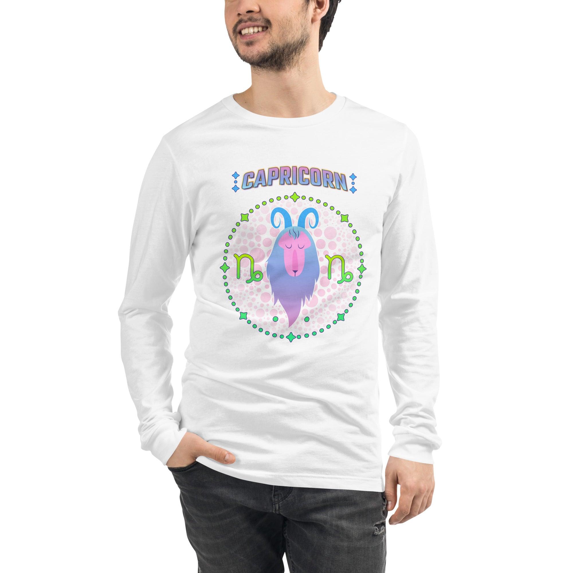 Capricorn Unisex Long Sleeve Tee | Zodiac Series 1 - Beyond T-shirts