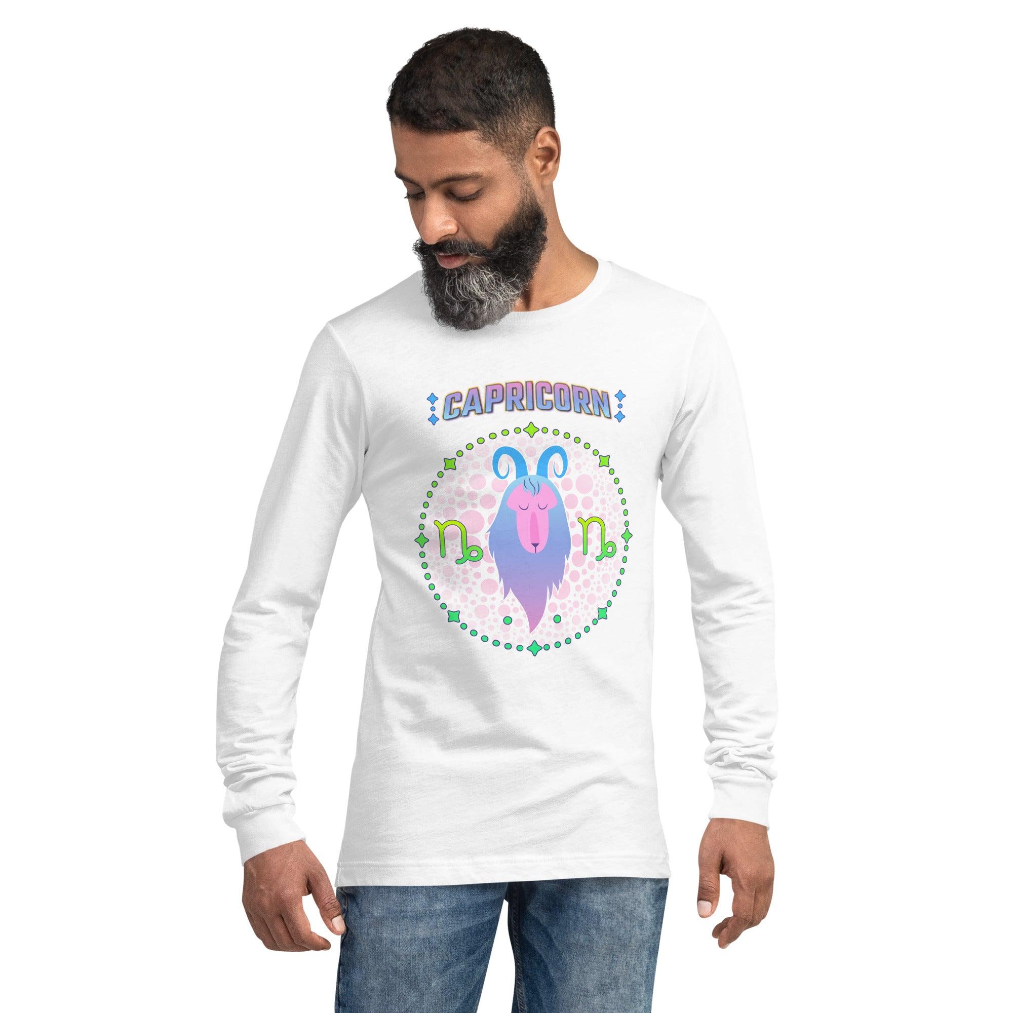 Capricorn Unisex Long Sleeve Tee | Zodiac Series 1 - Beyond T-shirts