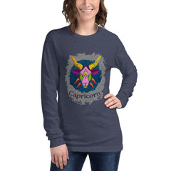 Capricorn Unisex Long Sleeve Tee | Zodiac Series 11 - Beyond T-shirts
