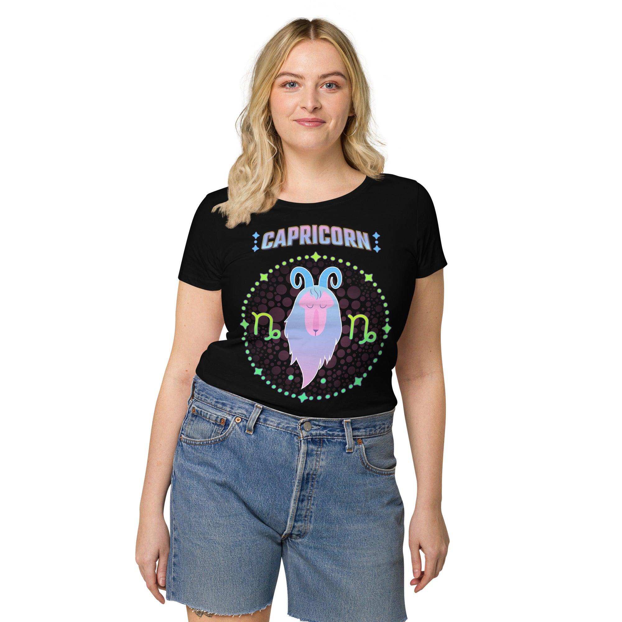 Capricorn Women’s Basic Organic T-Shirt | Zodiac Series 1 - Beyond T-shirts