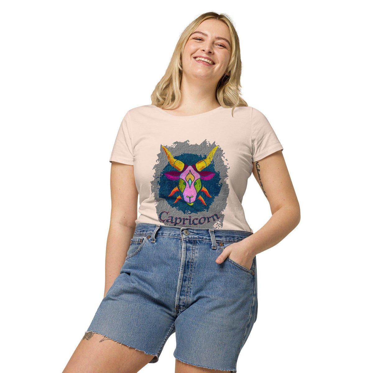Capricorn Women’s Basic Organic T-shirt | Zodiac Series 11 - Beyond T-shirts