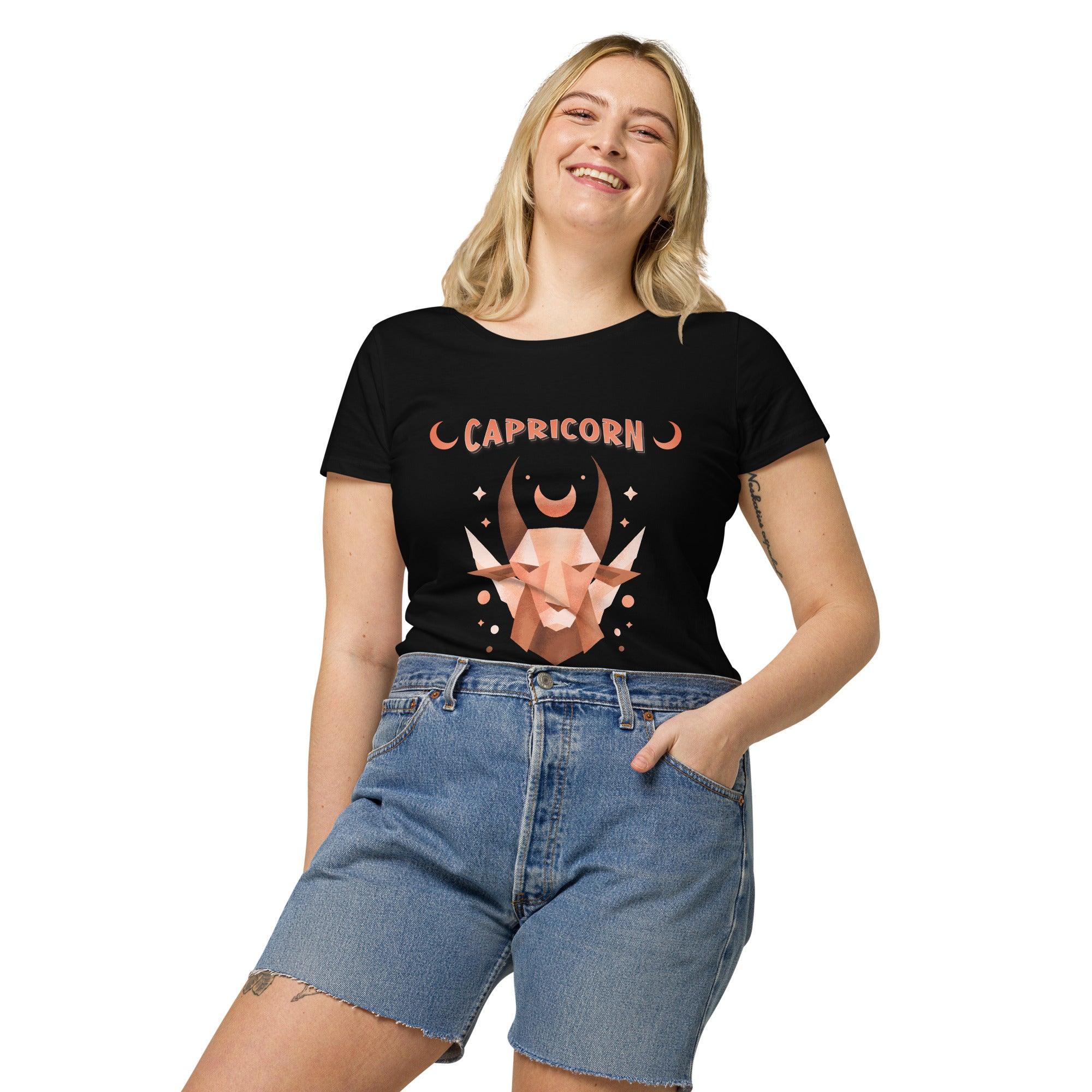 Capricorn Women’s Basic Organic T-shirt | Zodiac Series 2 - Beyond T-shirts