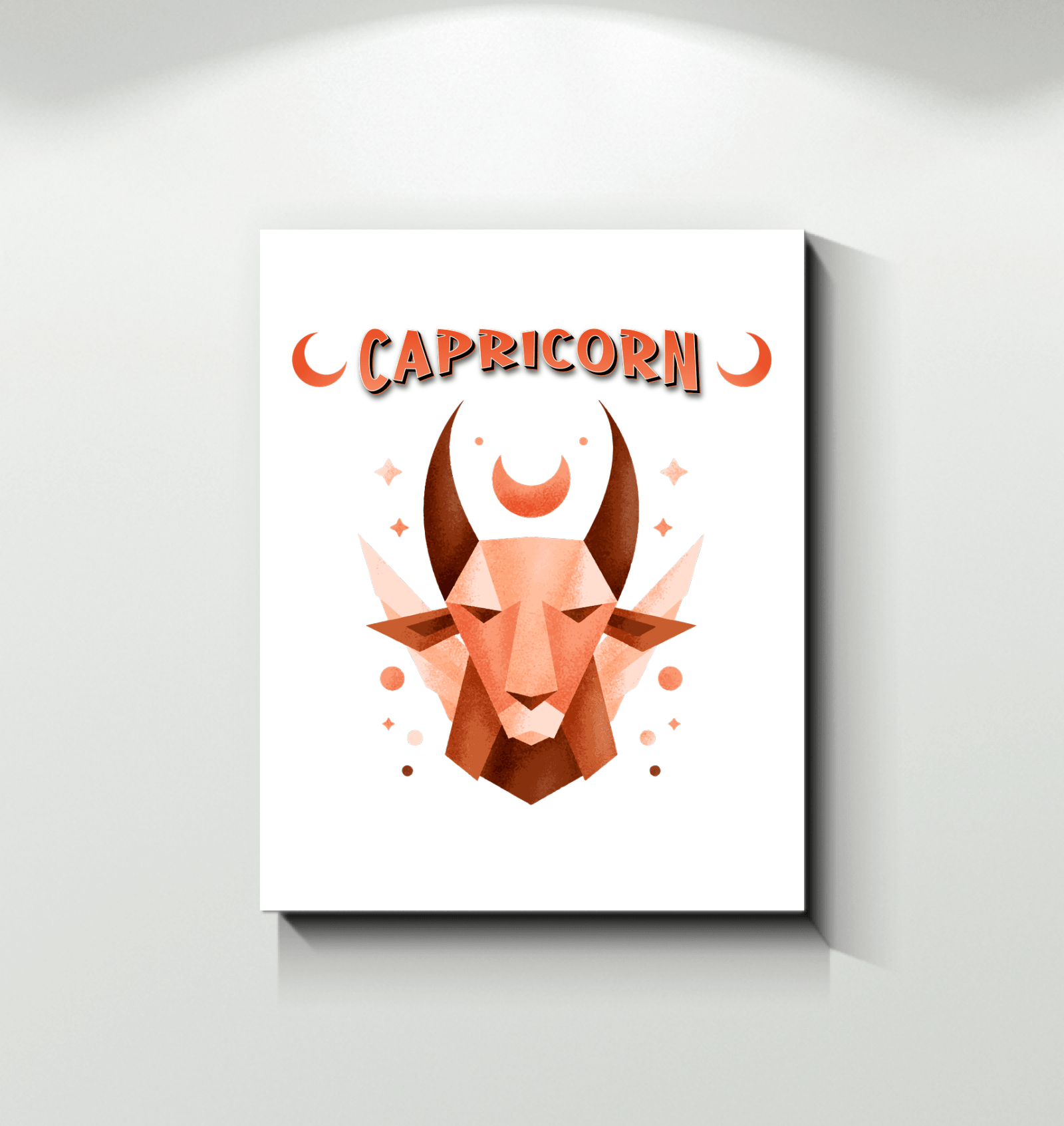 Capricorn Wrapped Canvas 16x20 | Zodiac Series 2 - Beyond T-shirts