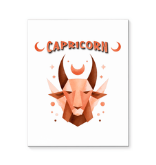 Capricorn Wrapped Canvas 8x10 | Zodiac Series 2 - Beyond T-shirts