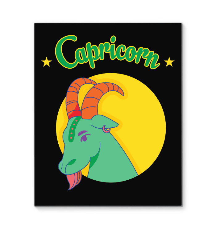 Capricorn Wrapped Canvas | Zodiac series 5 - Beyond T-shirts