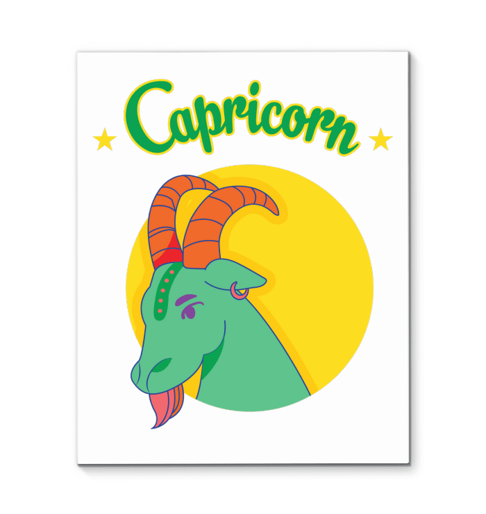 Capricorn Wrapped Canvas | Zodiac series 5 - Beyond T-shirts