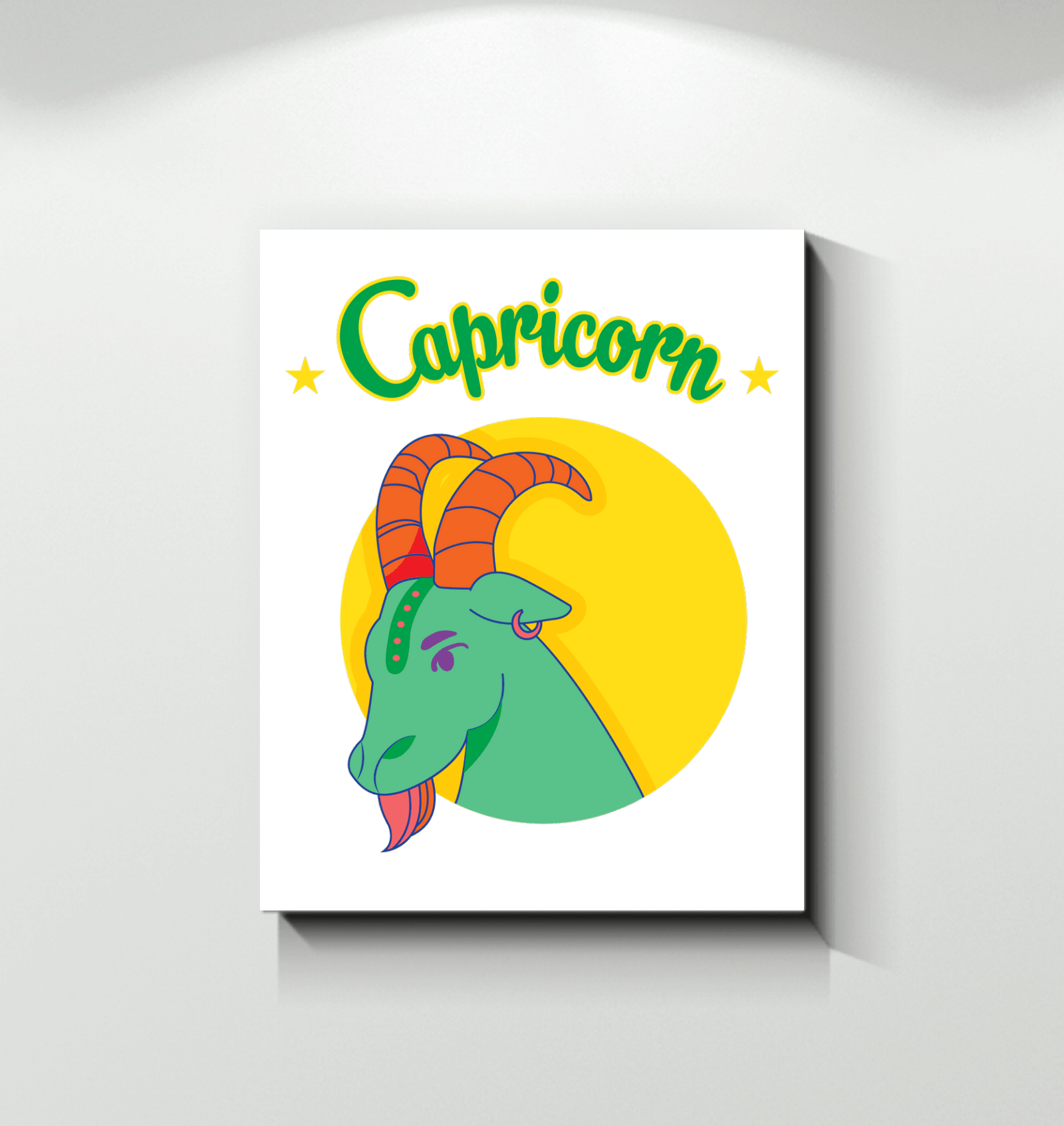 Capricorn Wrapped Canvas | Zodiac series 5 - Beyond T-shirts