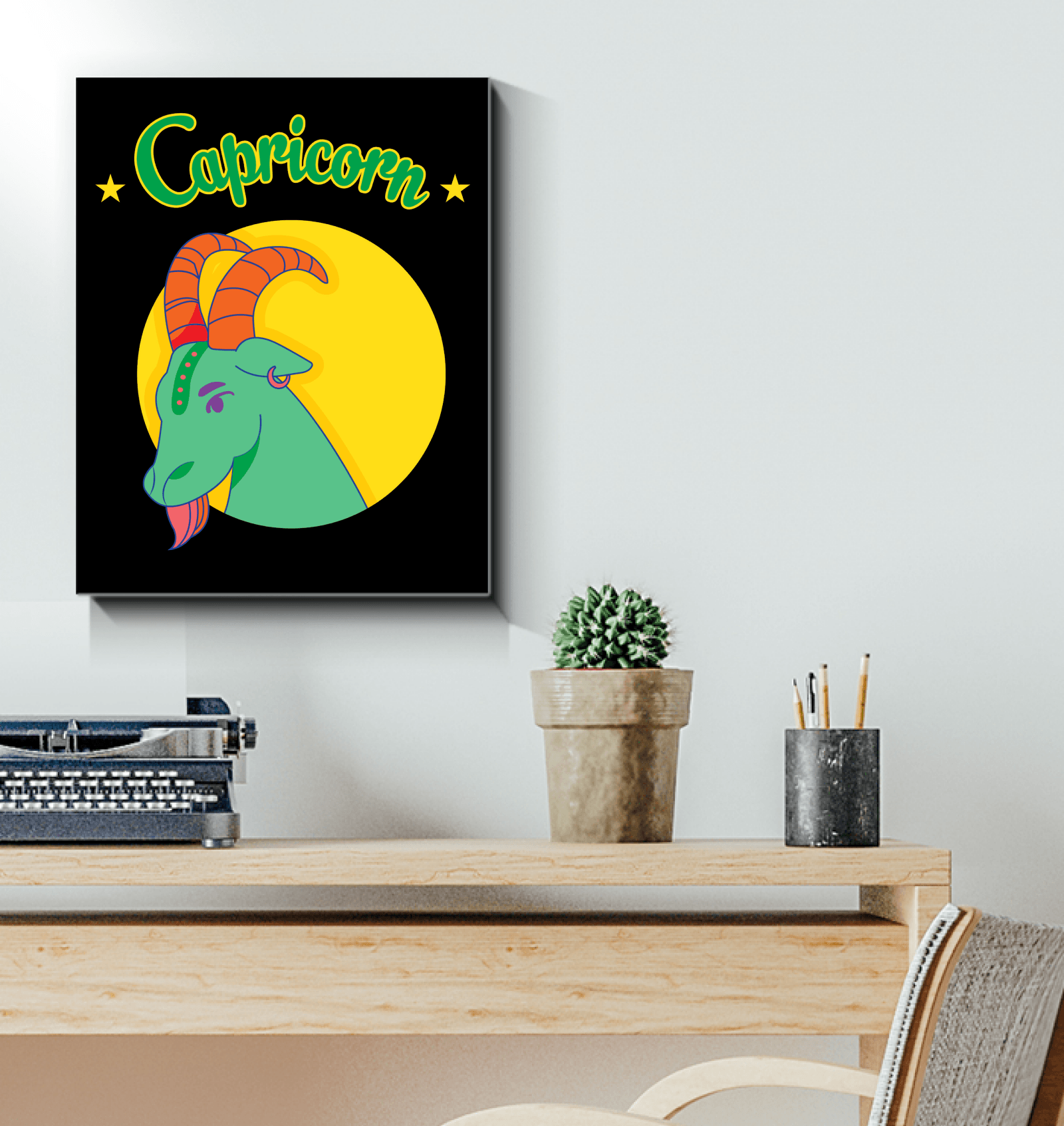 Capricorn Wrapped Canvas | Zodiac series 5 - Beyond T-shirts