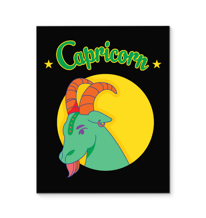 Capricorn Wrapped Canvas | Zodiac series 5 - Beyond T-shirts