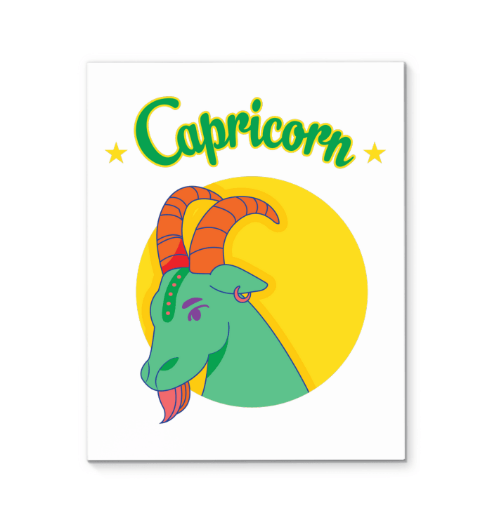 Capricorn Wrapped Canvas | Zodiac series 5 - Beyond T-shirts