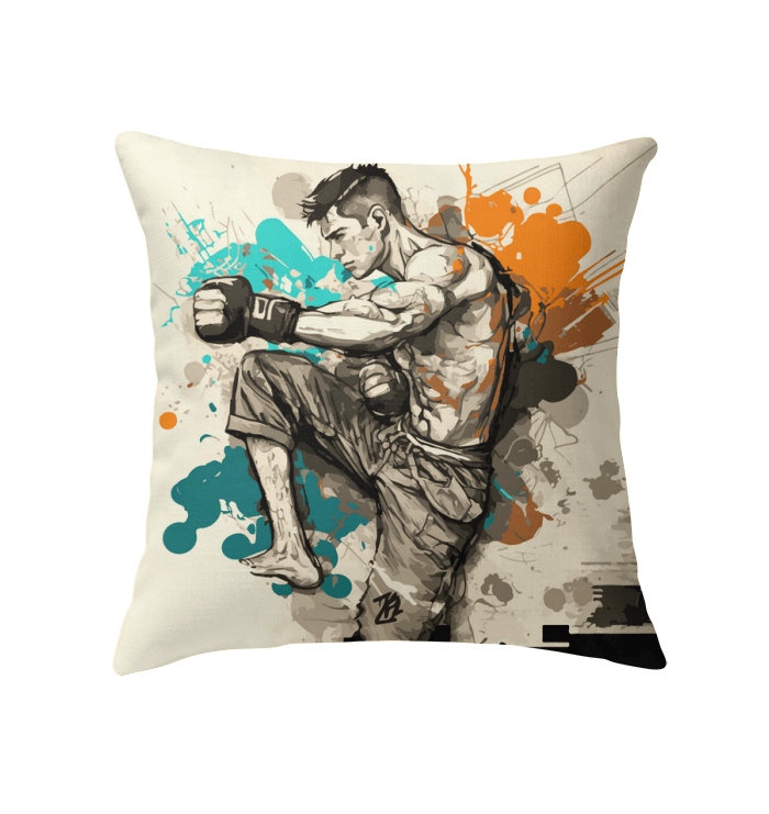 Champions Never Give Up Indoor Pillow - Side View