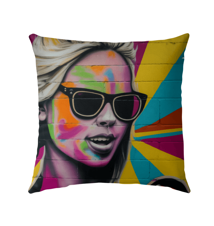Connecting Through Music Magic Outdoor Pillow - Beyond T-shirts