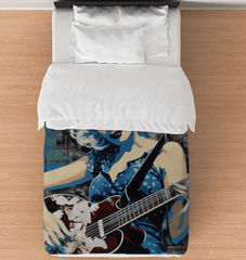 Coolest Instrument in the World Duvet Cover - Music Lover Bedding