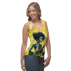 Coolest Instrument Sublimation Tank Top Back View