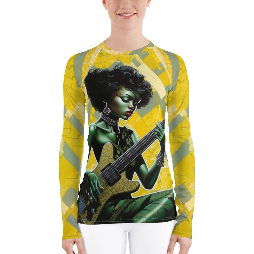 Coolest Instrument Women's Rash Guard - Beyond T-shirts