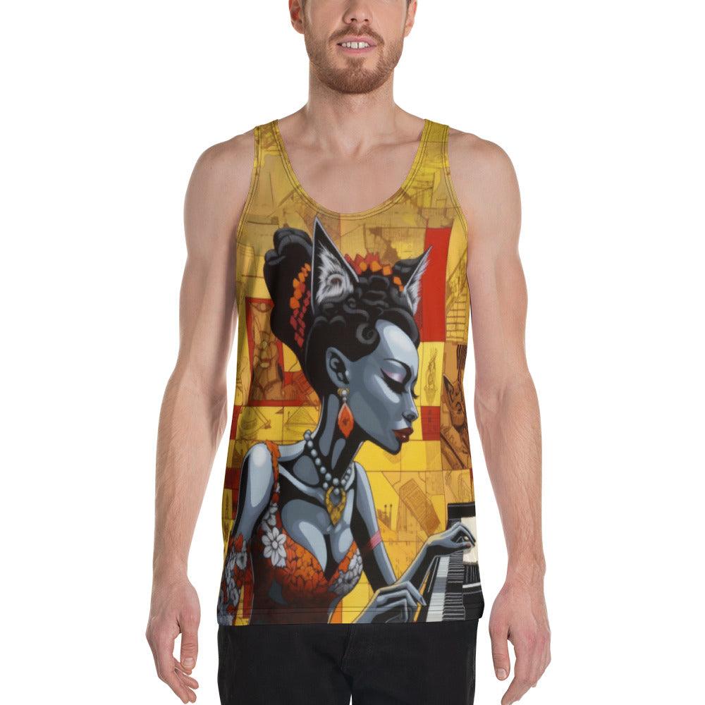 Creativity Transforms Reality Unisex Tank Top - Front View