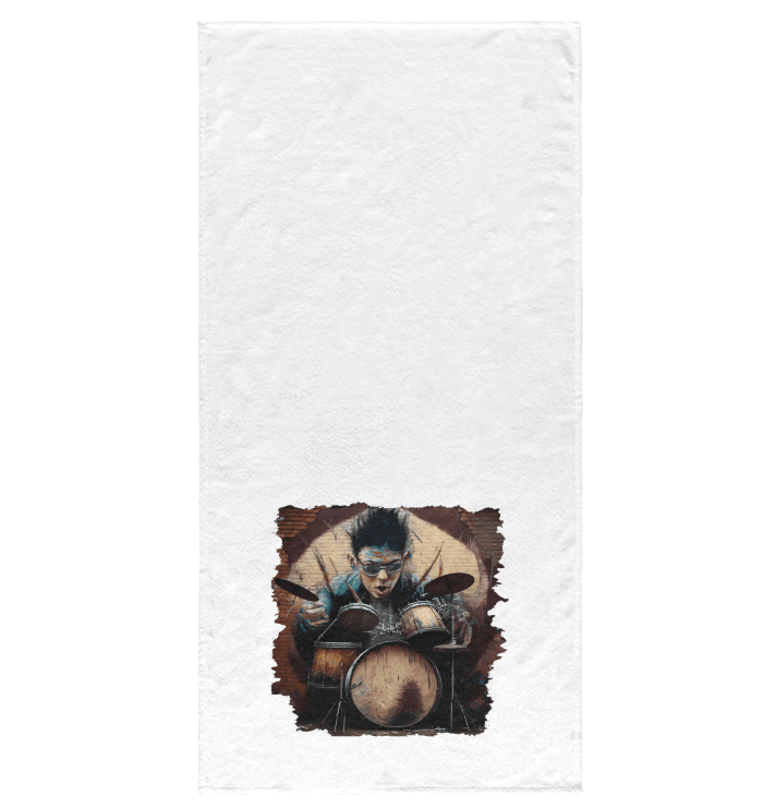 Dancing On The Drums Bath Towel - Beyond T-shirts