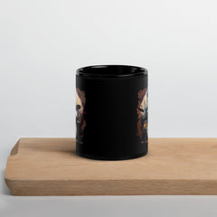 Dancing On The Drums Black Glossy Mug - Beyond T-shirts