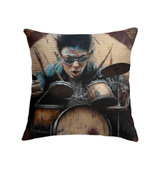 Dancing On The Drums Indoor Pillow - Beyond T-shirts