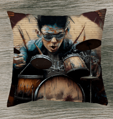 Dancing On The Drums Indoor Pillow - Beyond T-shirts