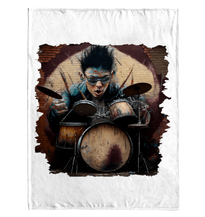 Dancing On The Drums Sherpa Blanket - Beyond T-shirts