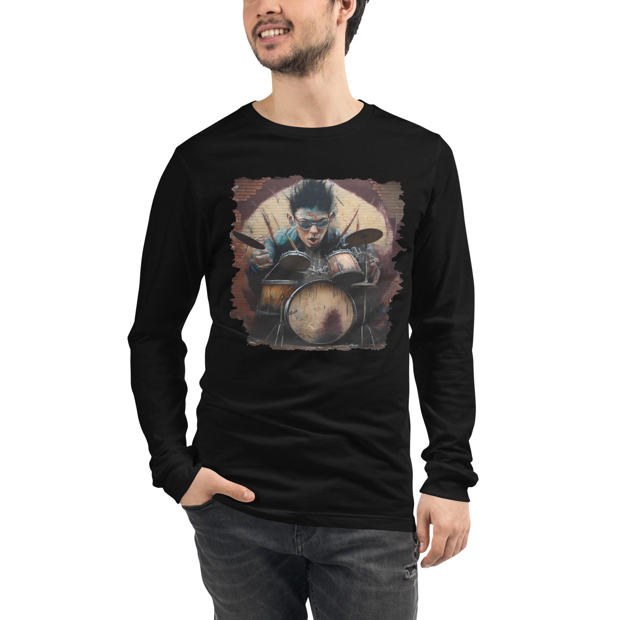 Dancing On The Drums Unisex Long Sleeve Tee - Beyond T-shirts