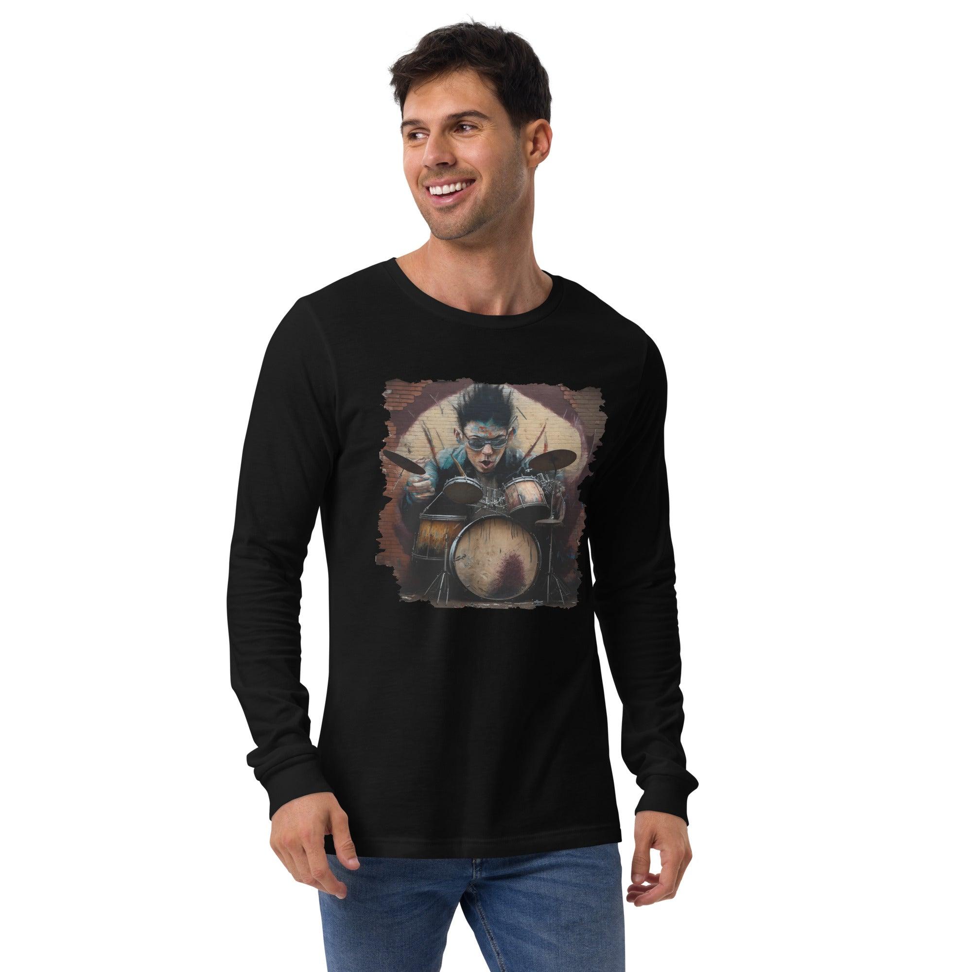 Dancing On The Drums Unisex Long Sleeve Tee - Beyond T-shirts