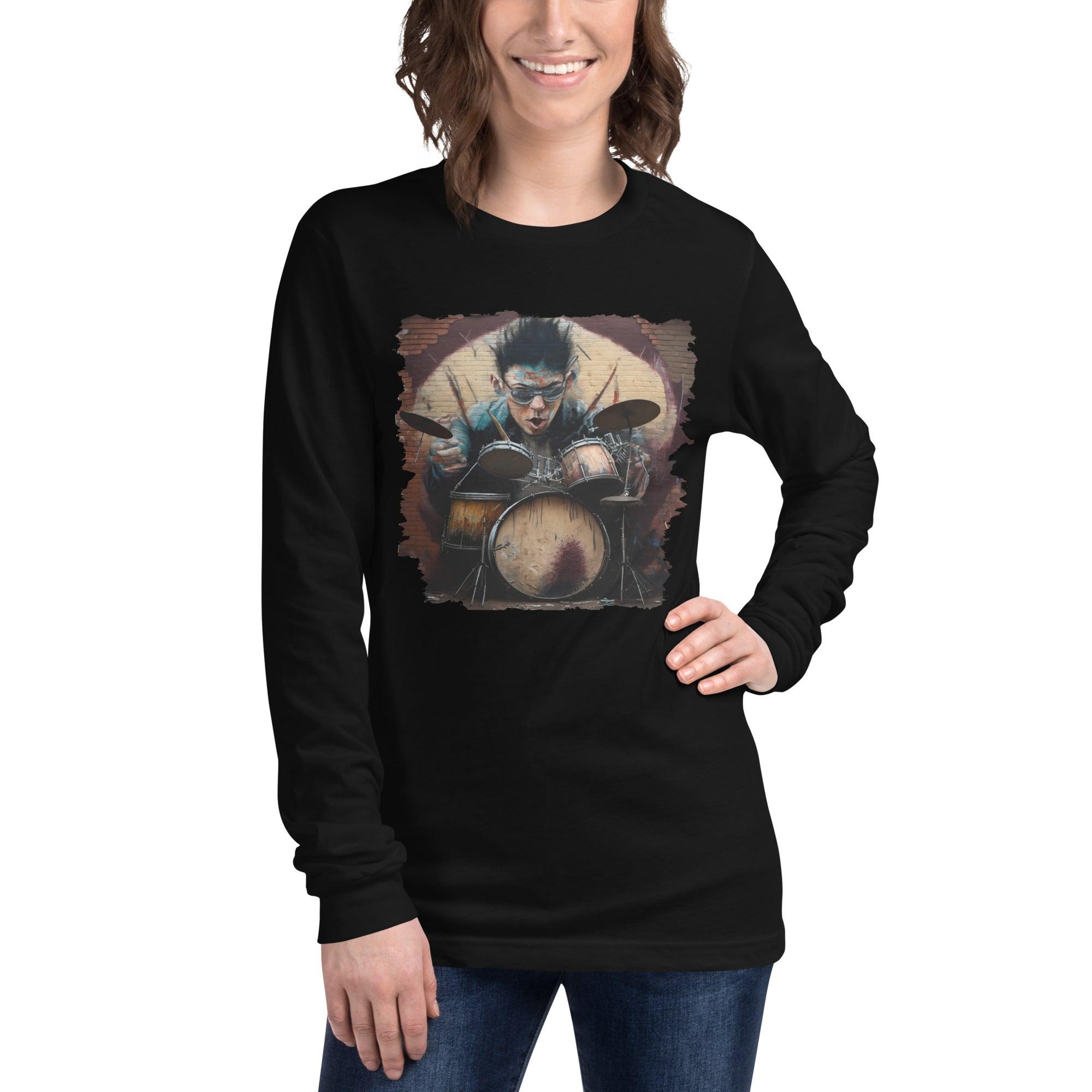 Dancing On The Drums Unisex Long Sleeve Tee - Beyond T-shirts