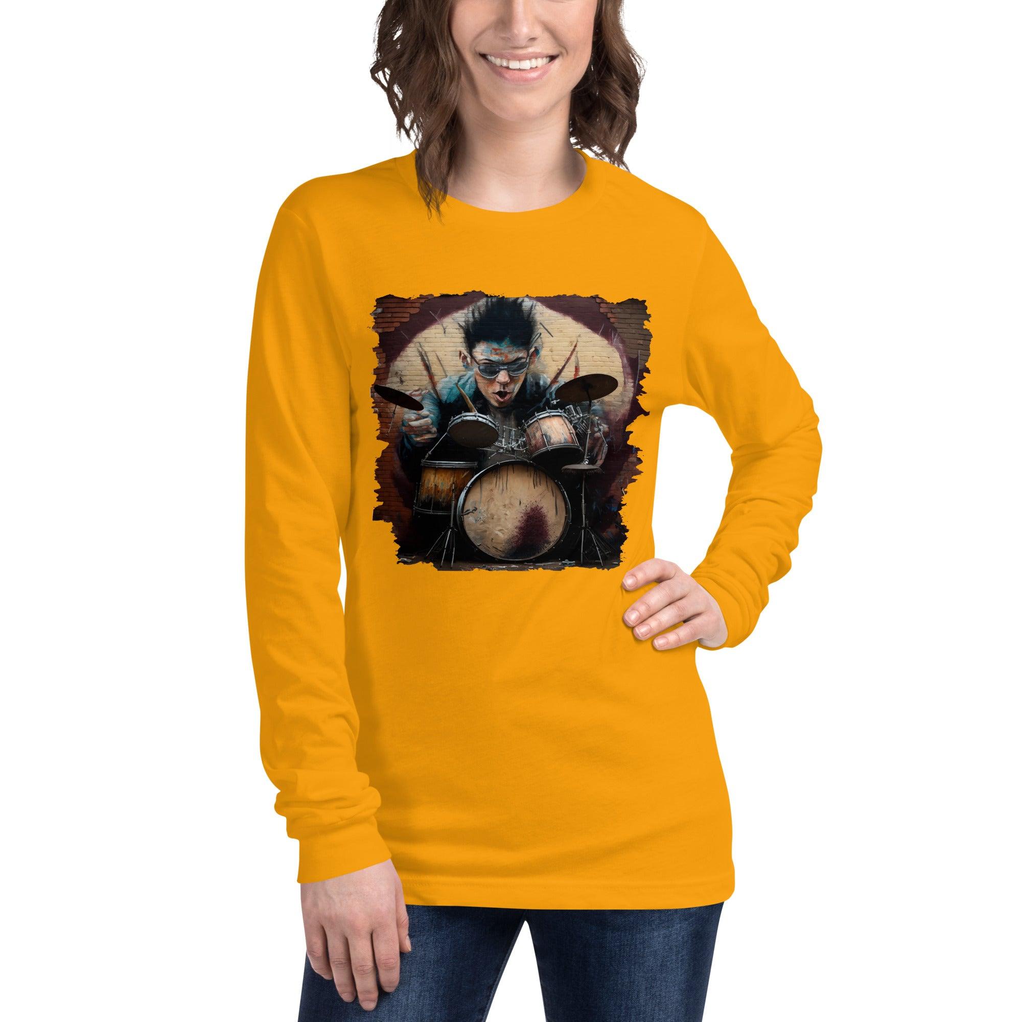 Dancing On The Drums Unisex Long Sleeve Tee - Beyond T-shirts