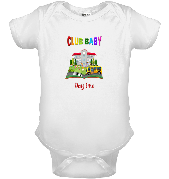 Day one Baby Onesie | Club Baby - Beyond T-shirts