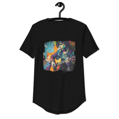 Dazzling The Crowd Men's Curved Hem T-Shirt - Beyond T-shirts