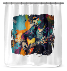 Dazzling The Crowd Shower Curtain - Beyond T-shirts