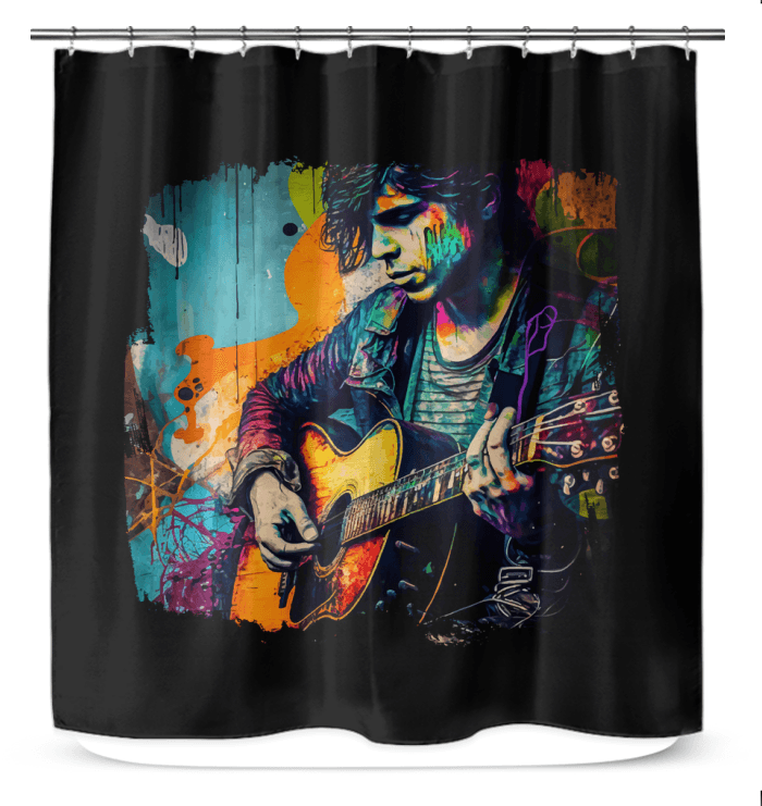 Dazzling The Crowd Shower Curtain - Beyond T-shirts