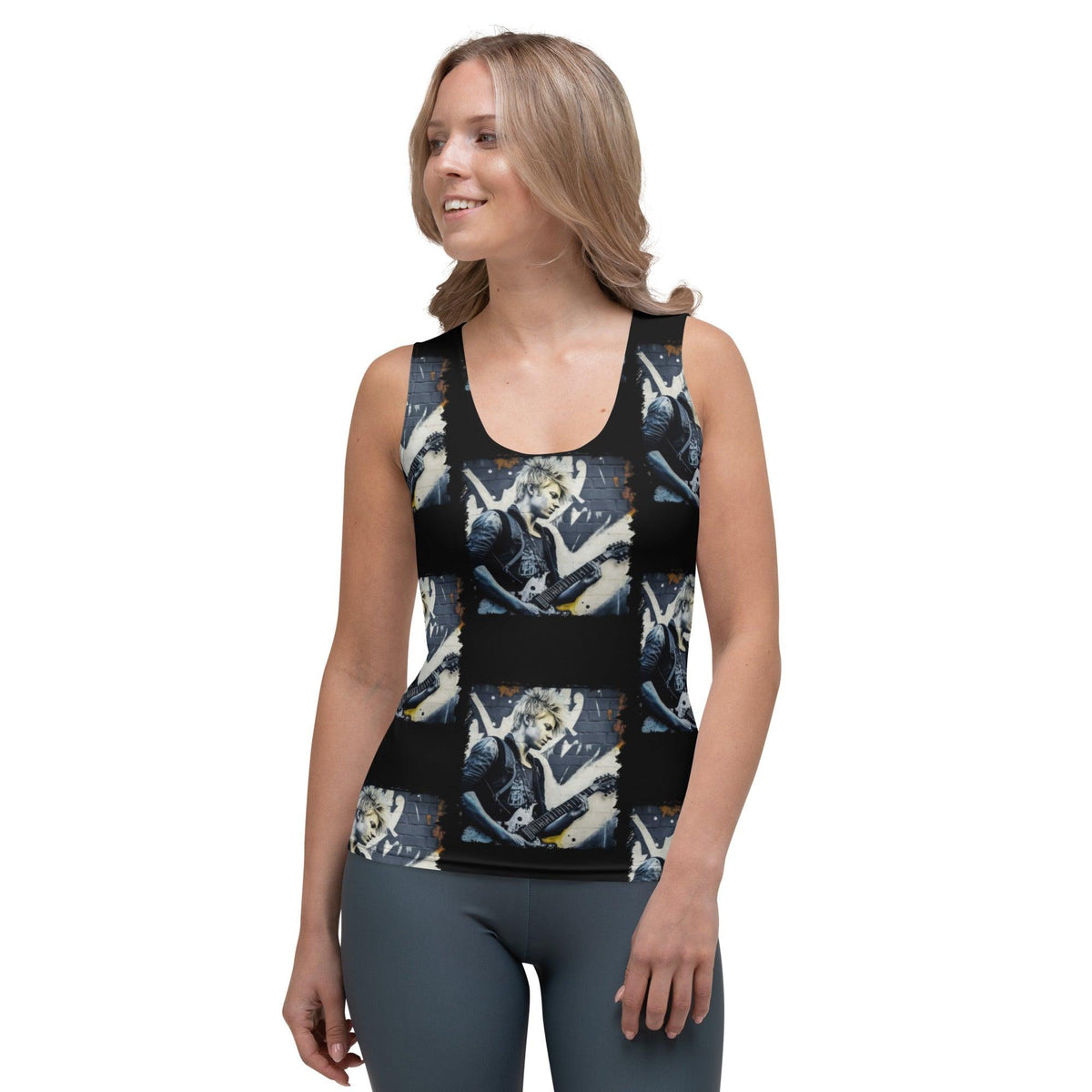 Dazzling The Crowd Sublimation Cut & Sew Tank Top - Beyond T-shirts