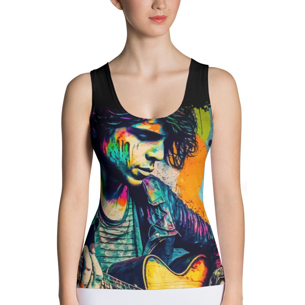 Dazzling The Crowd Sublimation Cut & Sew Tank Top - Beyond T-shirts