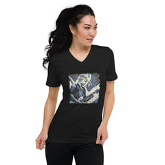 Dazzling The Crowd Unisex Short Sleeve V-Neck T-Shirt - Beyond T-shirts