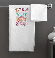 Do What Is Right Bath Towel - Beyond T-shirts